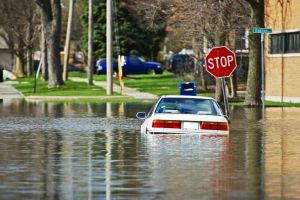 Flood Scene in San Clemente, Oceanside, Irvine, CA Provided by San Clemente Insurance Agenc
